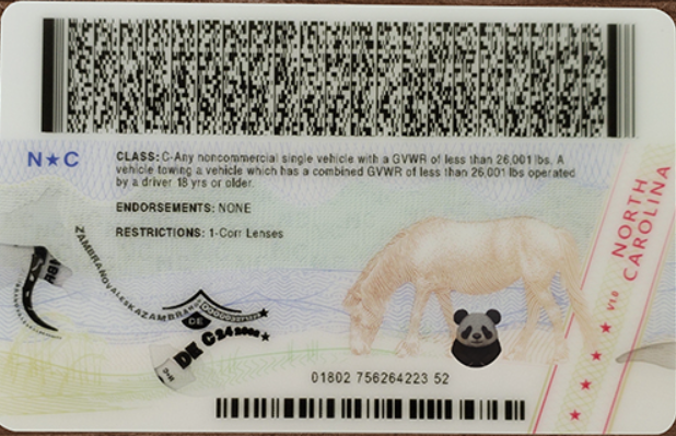 North-Carolina-fake-id-back